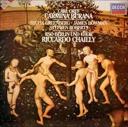 vinyle carl orff - sylvia greenberg - james bowman - stephen roberts - rso berlin und chor - riccardo chailly - carmina burana (19