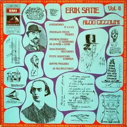 vinyle erik satie, aldo ciccolini - pièces pour piano - album 4 - (1970)