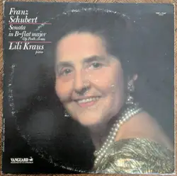 vinyle franz schubert, lili kraus - sonata in b - flat major, op. posth. (d.960) (1979)