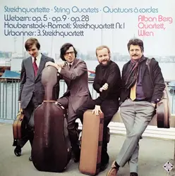 vinyle webern / haubenstock - ramati / urbanner - alban berg quartett, wien - streichquartette = string quartets = quatuors à cord