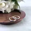 2632660 boucles d'oreilles créoles pavé d'oxydes bleus