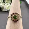 2998350 bague sertie d’oxydes multicolores t52