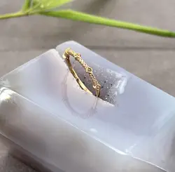 31510 bague anneau sertie d'oxydes