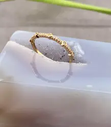 31510 bague anneau sertie d'oxydes