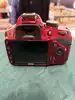 appareil photo nikon rouge d3200 + objectif nikon af-s dx nikkor 18-55mm f/3.5-5.6g vr ii