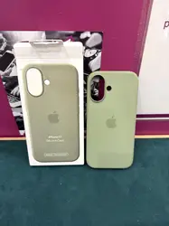 apple mgex4zm/a coque pour téléphone 6.3" housse vert pour apple iphone 17