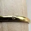 bague alliance avec 5 pierre en forme de coeur