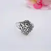 bague en argent anneau à motifs spirales t60,5 argent 925 millième (22 ct) 1,62g