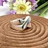 bague en argent design croisé t62 argent 925 millième (22 ct) 16,62g