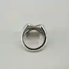 bague en argent design croisé t63 argent autre 15,24g