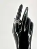 bague en argent design croisé t63 argent autre 15,24g