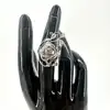 bague en argent en forme de rose t55 argent 925 millième (22 ct) 6,07g