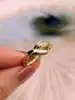 bague motif vagues en 2 or or 750 millième (18 ct) 3,37g