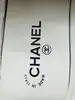 baskets chanel en cuir de chèvre velours jaune et blanc