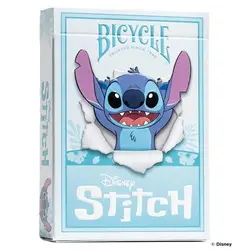 bicycle - disney stitch jeu de cartes à jouer, 10042978, bleu, moyen