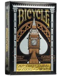 bicycle - jeu de 54 cartes à jouer - collection ultimates - architectural wonders of the world - magie / carte magie