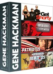 blu-ray gene hackman - coffret : air force : bat 21 + opération crépuscule + get shorty + patriotes