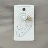 bojb anneau d'oreille unitaire étoile sertie d'oxydes