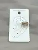 bojb anneau d'oreille unitaire maillons sertis d'oxydes
