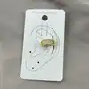 bojb anneau d'oreille unitaire serti d'oxydes