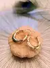 boucles d'oreilles créoles en or rose or 750 millième (18 ct) 1,38g