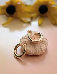 boucles d'oreilles créoles motifs martellés or 750 millième (18 ct) 2,89g