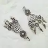 boucles d'oreilles gas bijoux pendantes argentées
