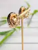 boucles d'oreilles labriola en clips chacune sertie d'une citrine facettée or 750 millième (18 ct) 11,60g