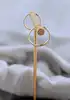 boucles d'oreilles petites créoles lisses or 375 millième (9 ct) 0,77g