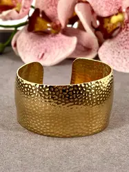brac bracelet manchette ouvert effet matelé