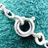 bracelet argent maille forçat avec trois charms l18cm argent 925 millième (22 ct) 7,55g