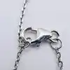 bracelet argent motif cercle l16-18cm argent 925 millième (22 ct) 1,79g
