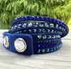 bracelet double tour swarovski deluxe rock slake en cristaux