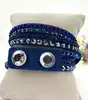 bracelet double tour swarovski deluxe rock slake en cristaux