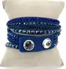 bracelet double tour swarovski deluxe rock slake en cristaux