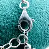 bracelet en argent triple rang avec perles roses l16-19cm argent 925 millième (22 ct) 3,67g