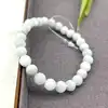 brpi bracelet élastiqué en pierre aigue marine d6mm