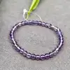 brpi bracelet élastiqué en pierre améthyste d4mm