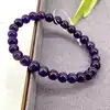 brpi bracelet élastiqué en pierre améthyste d6mm