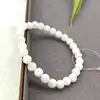 brpi bracelet élastiqué en pierre de lune d6mm