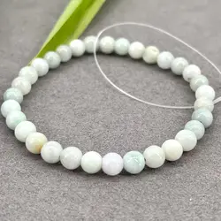 brpi bracelet élastiqué en pierre jade d6mm