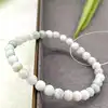 brpi bracelet élastiqué en pierre jade d6mm