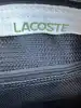 cabas lacoste zippé en toile noire