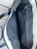 cabas lacoste zippé en toile noire