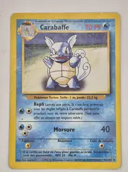 carte pokémon : carabaffe 42/102 edition 2 set de base wizards française