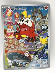 carte pokemon chochodile promo mep062