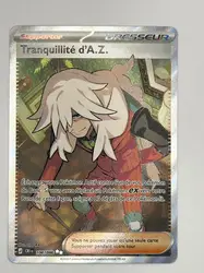 carte pokemon dresseur tranquillite d'a.z. 106/086 mega evolution chaos ascenda