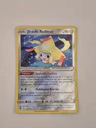 carte pokemon jirachi radieux 120/195 tempete argentée