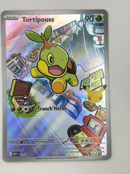 carte pokemon tortipouss mep 040 promo holo ar méga-evolution 30ans fr