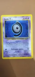 carte pokemon zarbi 47/75